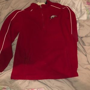 Arkansas razorbacks zip up